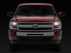 Raxiom 07-13 Chevrolet Silverado 1500 Axial Headlights w/ SEQL LED Bar- Blk Housing (Clear Lens) - S138004 Photo - Close Up