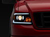 Raxiom 04-08 Ford F-150 Axial Series Projector Headlights w/ SEQL LED Bar- Blk Housing (Clear Lens) - T566364 Photo - Primary