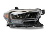 Raxiom 16-23 Toyota Tacoma w/ Factory Halogen DRL LED Headlights- Blk Housing (Clear Lens) - TT8291 Photo - Close Up