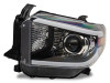Raxiom 14-21 Toyota Tundra Axial Series Projector Headlights w/ LED Bar- Blk Housing (Clear Lens) - TU16010 Photo - Close Up