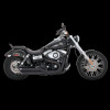 Vance and Hines 3-In Twin Slash Slip-Ons Blk - 46845 User 1