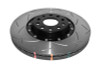 DBA 12-13 Volkswagen Golf R Front 5000 Series Slotted Rotor w/Black Hat - 52808V2BLKS Photo - out of package