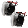 Oracle Lighting 10-15 Jeep Wrangler JK Pre-Assembled LED Halo Fog Lights -Blue - 7159-002 Photo - Mounted