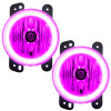 Oracle Lighting 10-15 Jeep Wrangler JK Pre-Assembled LED Halo Fog Lights -Pink - 7159-009 Photo - Primary