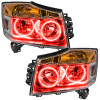Oracle Lighting 08-15 Nissan Armada Pre-Assembled LED Halo Headlights -Red - 8106-003 Photo - out of package