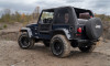 Rampage 97-06 Jeep Wrangler TJ Frameless Trail Soft Top Kit - Black Diamond - 106535 Photo - Mounted