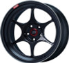 Enkei PF06 18x8.5in 5x114.3 BP 48mm Offset 75mm Bore Black Machined Wheel - 545-885-6548BKM Photo - Primary