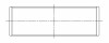 ACL Ford Duratec/Ecoboost 4 cyl 16L Race Series Engine Connecting Rod Bearing Set - 4B7267HX-STD Technical Drawing