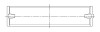 ACL Honda J35 3471cc V6 SOHC 4v Race Series **NEW ITEM 2018** Engine Crankshaft Main Bearing Set - 4M1996H-.25 Technical Drawing