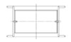 ACL Chev. V8 265-283-302-327 Race Series Engine Crankshaft Main Bearing Set - 5M429H-10 Technical Drawing