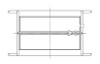 ACL Chev. V8 265-283-302-327 Race Series Engine Crankshaft Main Bearing Set - 5M429H-STD Technical Drawing