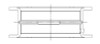 ACL **Coated** Ford Prod. V8 255-289-302 Race Series Engine Crankshaft Main Bearing Set - 5M590HC-001 Technical Drawing