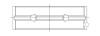 ACL BMW N54/N55/S55B30 3.0L Inline 6 RACE Series Engine Crankshaft Main Bearing Set - 7M1397H-.25 Technical Drawing