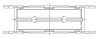 ACL BMW N54/N55/S55B30 3.0L Inline 6 RACE Series Engine Crankshaft Main Bearing Set - 7M1397H-.25 Technical Drawing