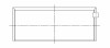 ACL **Coated** Chev. V8 265-283-302-327 Race Series Engine Connecting Rod Bearing Set - 8B745HC-001 Technical Drawing