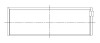 ACL **Coated** FORD 370/429/460 Engine Connecting Rod Bearing Set - 8B818HC-010 Technical Drawing