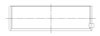 ACL **Coated** Ford 377ci Clevland stroker (using Chev conrods) Engine Connecting Rod Bearing Set - 8B927HC-STD Technical Drawing