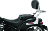 Kuryakyn Fixed Mounts Multi-Purpose Driver & Passenger Backrest 18-Up Softail Black - 7081 User 1