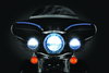 Kuryakyn LED Halo Trim Ring For 7inch Headlight 83-13 Touring Models Chrome - 7785 User 1