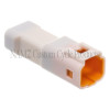 NAMZ JST 3-Position Male Connector Tab w/Wire Seal - NJST-03P Photo - Primary