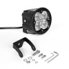 XK Glow Round XKchrome 20w LED Cube Light w/ RGB Accent Light - Driving Beam w/Fog Light Bracket - XK065003-D User 1