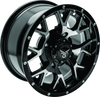 QuadBoss Barbwire 14X7 - 5+2 - 4/137 - Black Machined - 608575 User 1