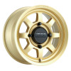 Method MR410 14x7 4+3/+13mm Offset 4x136 106.25mm CB Gold Wheel - MR41047047143 Photo - Close Up