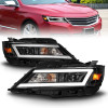 Anzo 14-20 Chevrolet Impala Square Projector LED Bar Headlights w/ Black Housing - 121574 Photo - Primary