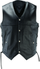 River Road Old Skool Leather Vest Black - Large - 094433 Photo - Primary