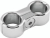 Bikers Choice Chrome Plain Oil Hose Seperator For 2 Hoses - 489604 Photo - Primary