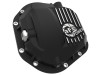 aFe Pro Series Front Diff Cover Black w/ Machined Fins 17-21 Ford Trucks (Dana 60) w/ Gear Oil - 46-71101B Photo - Unmounted