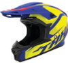 THH Helmets T710XR Airtech Blue/Yellow Youth - Small - 647864 Photo - Primary
