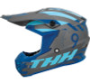 THH Helmets T730X Twister Gray/Blue - XS - 648011 Photo - Primary