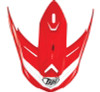 THH Helmets T710X Airtech Visor Redblk - 648094 Photo - Primary