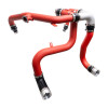 Injen 21-23 Ford Bronco 2.7L V6 (TT) EcoBoost SES Intercooler Pipes - Wrinkle Red - SES9301ICPWR Photo - Unmounted