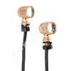 Letric Lighting 12mm Mini White Running Amber Turn Signal LED - Gold Anodized - LLC-45CG-WA Photo - Primary