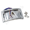 Letric Lighting Perfect Plate Light Chrome Curved License Plate Frame - Universal - LLC-CPPL-C Photo - Primary