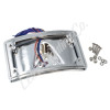 Letric Lighting 99-03 Sportster Perfect Plate Light Chrome Curved License Plate Frame - LLC-CPPL-C1 Photo - Primary