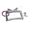 Letric Lighting 09-13 Road King Perfect Plate Light Chrome Curved License Plate Frame - LLC-CPPL-C4 Photo - Primary