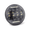 Letric Lighting 5.75? LED Black Diez 10-LED Headlight Dual Horizontal DRL - LLC-LHC-5D Photo - Primary