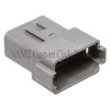 NAMZ Deutsch DT Series 12-Wire Receptacle & Wedgelock - Gray (HD 72129-94GY) - DR-12G Photo - Primary