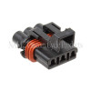 NAMZ Delphi-Packard Weatherpack 3-Position Female Wire Connector w/Seals - NDP-38065 Photo - Primary