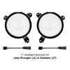 XK Glow Universal Headlight Mounting Brackets for Jeep Wrangler JL and Gladiator JT Models 7In - XK-MNT-JL User 1