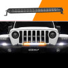 XK Glow Razor Light Bar Fog + Strobe + High Beam Driving No Wire & Switch 20in - XK064020-DFS User 1