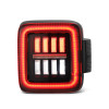 AlphaRex 18-23 Jeep Wrangler JL NOVA Prismatic LED Taillights Black-Red - 602020 User 3