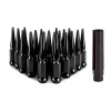 Mishimoto Steel Spiked Lug Nuts M12x1.5 20pc Set - Black - MMLG-SP1215-20BK Photo - Primary