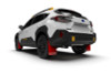 Rally Armor - 2024 Subaru Crosstrek (Wilderness Only) Red UR Mud Flap W/White Logo - No Drilling Req - MF116-UR-RD-WH User 2