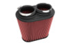 K&N Universal Clamp-On Air Filter 3in Dual Flange 9in x 6in Base 7.5in x 3.688in Top 7.5in Height - RU-6104 Photo - lifestyle view