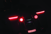 Kuryakyn Tracer L.E.D. Turn Signal Inserts Red/Red Smoke Lens Rear - 2905 User 1