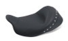 Mustang 08-21 Harley Electra Glide Std,Rd Glide,Rd King,Str Glide Touring Solo Seat w/Studs - Black - 76029 Photo - Primary